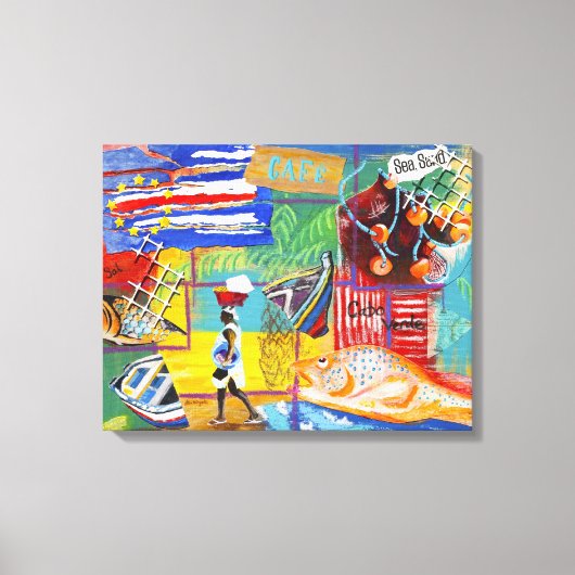 Toile Canvas murale du Cap Vert (Recto)