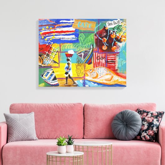 Toile Canvas murale du Cap Vert (Insitu(Salon))