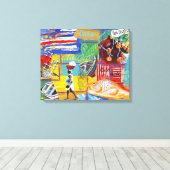 Toile Canvas murale du Cap Vert (Insitu (Plancher de Bois))