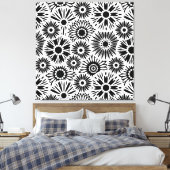 Toile Canvas noir rétro (Insitu(Chambre))
