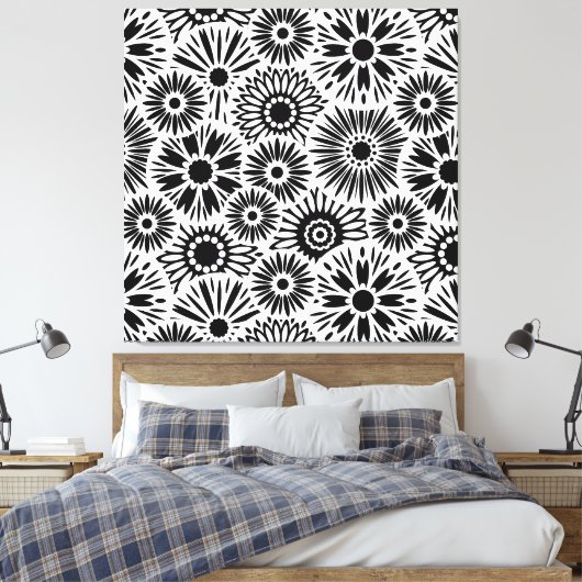Toile Canvas noir rétro (Insitu(Chambre))