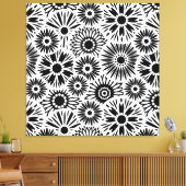 Toile Canvas noir rétro (Insitu(Salon))