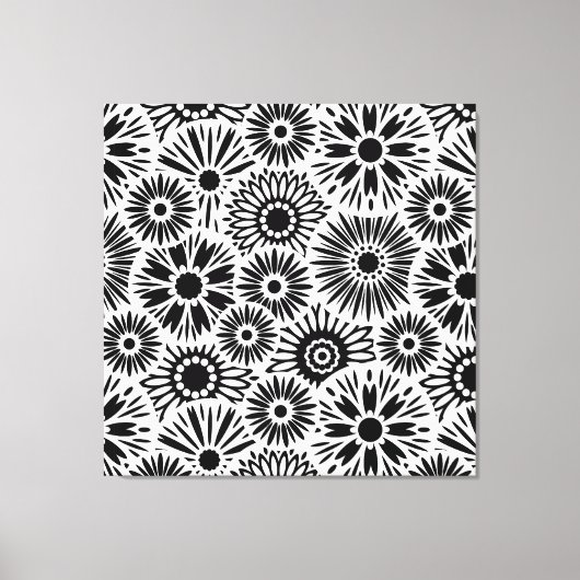 Toile Canvas noir rétro (Recto)