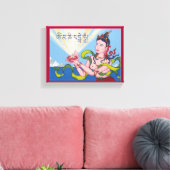 Toile CANVAS - Offrir une déesse au mantra tibétain (Insitu(Salon))