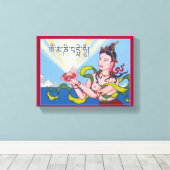 Toile CANVAS - Offrir une déesse au mantra tibétain (Insitu (Plancher de Bois))