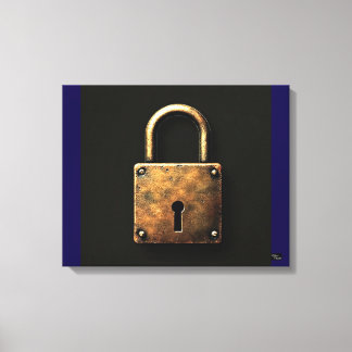 Toile Canvas Old Padlock