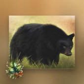 Toile Canvas photo de l'ours noir