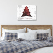 Toile Canvas Red Festif Christmas Tree Imprimer (Insitu(Chambre))