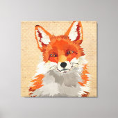 Toile Canvas Red Fox (Recto)