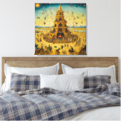 Toile Canvas Storm at Burning Man by Bosch (Insitu(Chambre))
