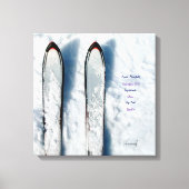Toile Canvas Stretted Ski du Vermont (Recto)