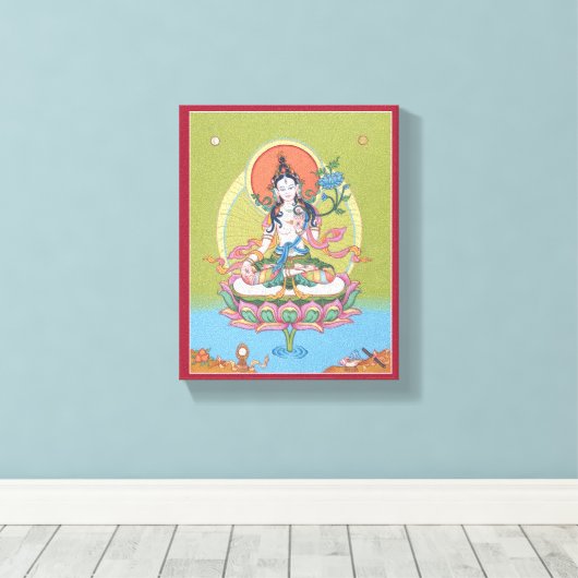 Toile CANVAS - Tara blanche (Insitu (Plancher de Bois))