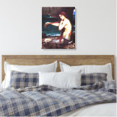 Toile Canvas Vintage de sirène d'eau Imprimer (Insitu(Chambre))