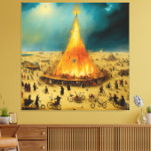 Toile Canvas Visionary Storm at Burning Man (Insitu(Salon))