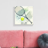 Toile Canvas Wall Art - Champion de Tennis | gras et élé (Insitu(Salon))