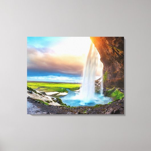 Toile Canvas Wall Art-Waterfall (Recto)