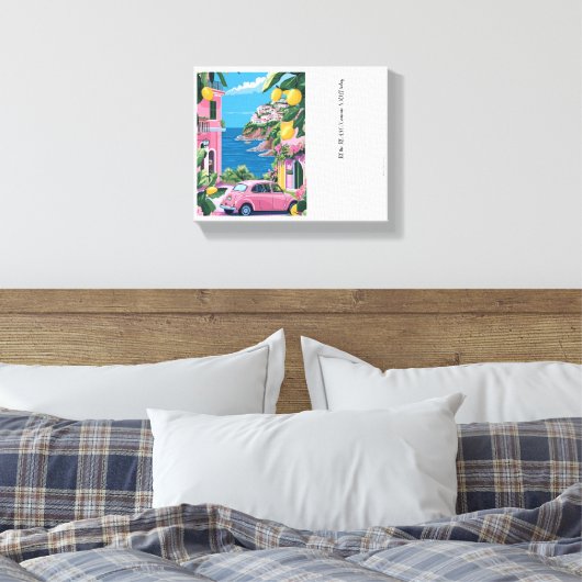 Toile "Canvas Wall Art with Elegant Calligraphy – Inspir (Insitu(Chambre))