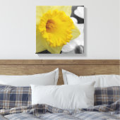 Toile canvas with yellow narcissus (Insitu(Chambre))