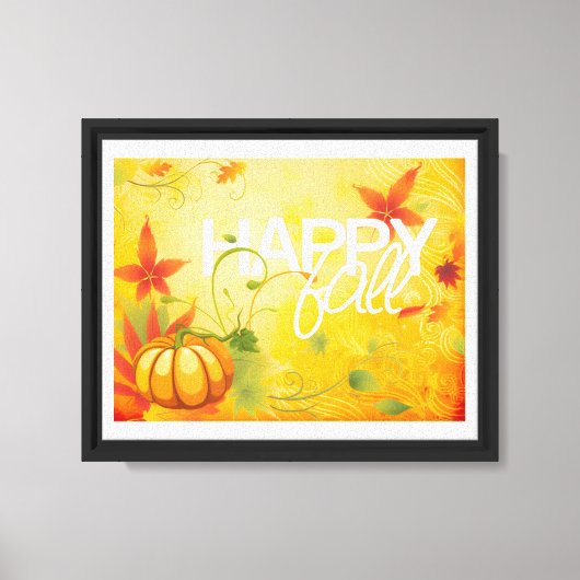 Toile canvus de la chute heureuse (Recto)