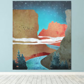 Toile Canyon Birds (Insitu (Plancher de Bois))