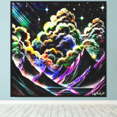 Toile Canyon Cumulus (Insitu (Plancher de Bois))