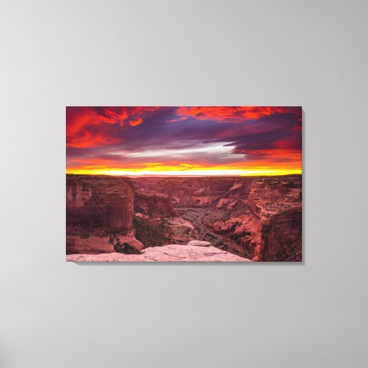 Toile Canyon de Chelly, coucher de soleil, Arizona (Recto)