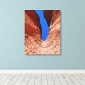 Toile Canyon de Mojave – Ciel de désert vertical (Insitu (Plancher de Bois))