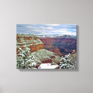 Toile Canyon grand en hiver