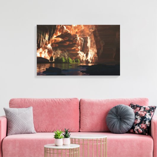 Toile Canyon Peint (Insitu(Salon))