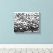 Toile Cap Afrique du Sud Cityscape Monochrome (Insitu (Plancher de Bois))