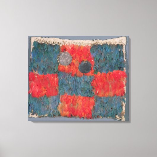 Toile cape à plumes (Recto)