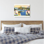 Toile Cape Arago Bridge et Lighthouse Mouth (Insitu(Chambre))