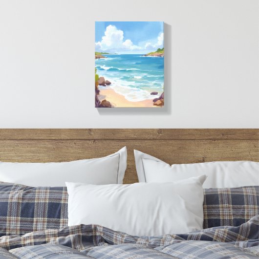 Toile Cape Cod Beach Bay Ocean Painting (Insitu(Chambre))