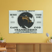 Toile Cape Cod Chipmunk Marque Cranberry Étiquette (Insitu(Salon))