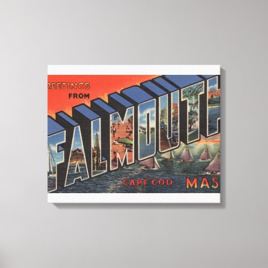 Toile Cape Cod, Massachusetts (Falmouth) (Recto)