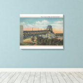 Toile Cape Cod, MassachusettsVue du pont Bourne (Insitu (Plancher de Bois))