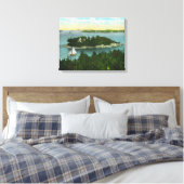 Toile Cape Elizabeth Vue de deux phares (Insitu(Chambre))