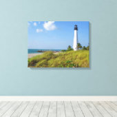 Toile Cape Florida Lighthouse Canvas Print (Insitu (Plancher de Bois))