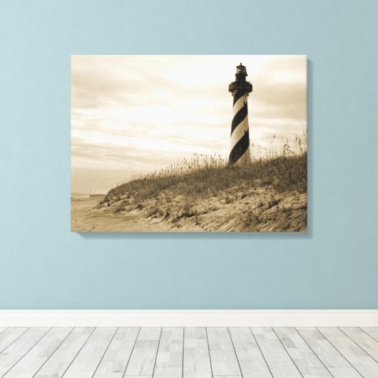 Toile Cape Hatteras Lighthouse (Insitu (Plancher de Bois))