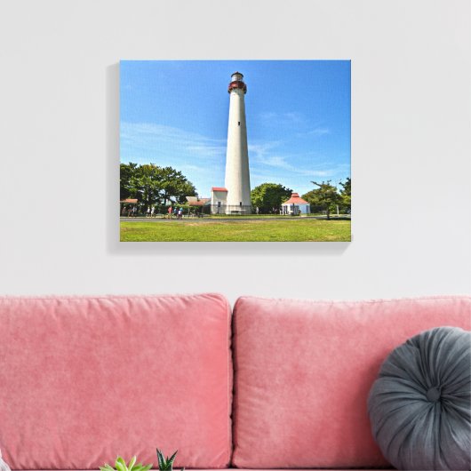 Toile Cape May Lighthouse, New Jersey Wrapped Canvas (Insitu(Salon))