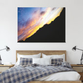 Toile Cape Verde Coucher de soleil abstrait diagonal mon (Insitu(Chambre))