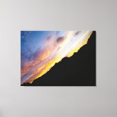 Toile Cape Verde Coucher de soleil abstrait diagonal mon (Recto)