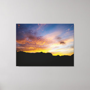 Toile Cape Verde Coucher de Soleil Enflammé Photographie