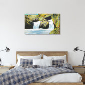 Toile Capilano Canyon Vue du Saumon en amont (Insitu(Chambre))