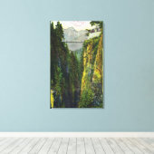 Toile Capilano Canyon Vue sur la montagne de la Couronne (Insitu (Plancher de Bois))