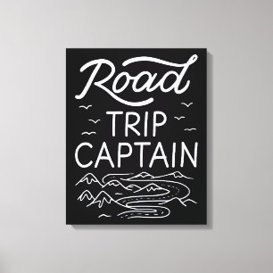 Toile Capitaine de road trip I - Pilote de VR Vacances C