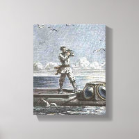 Capitaine Nemo Verne 20 000 lieues Sci Fi Art