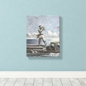 Toile Capitaine Nemo Verne 20 000 lieues Sci Fi Art (Insitu (Plancher de Bois))