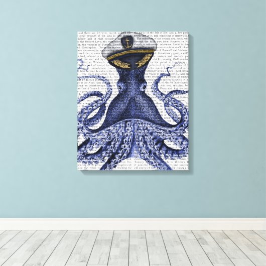 Toile Capitaine Octopus (Insitu (Plancher de Bois))
