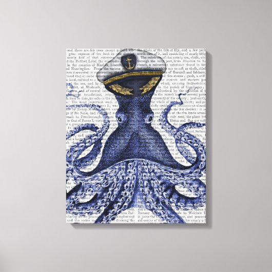 Toile Capitaine Octopus (Recto)